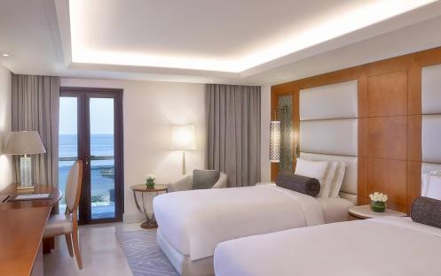 Al-Bustan-Palace-Ritz-Carlton-Abu-Dhabi-Presidential-Suite-Sea-View-Twin-Bed