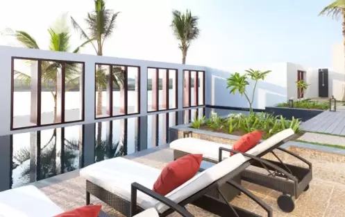 Anantara Al Baleed - Three Bedroom Royal Beach Villa View
