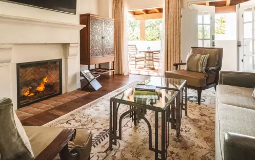 El Encanto, A Belmond Hotel, Santa Barbara - Terrace Premier King Room Living El Encanto, A Belmond Hotel, Santa Barbara - Terrace Premier King Room Living