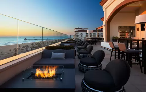 The Waterfront Beach Resort Huntington Beach - Offshore 9 Firepit