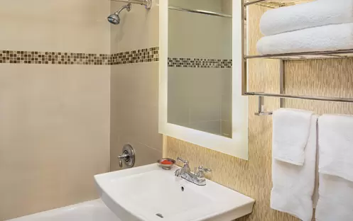 San Diego - Bahia Resort - Courtyard Garden View Room Washroom