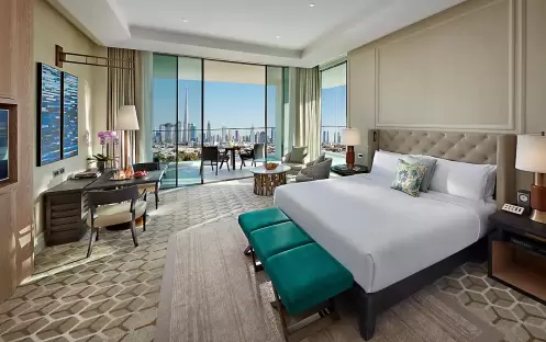 Mandarin Oriental Jumeirah - Panoramic View Family Room King Bed