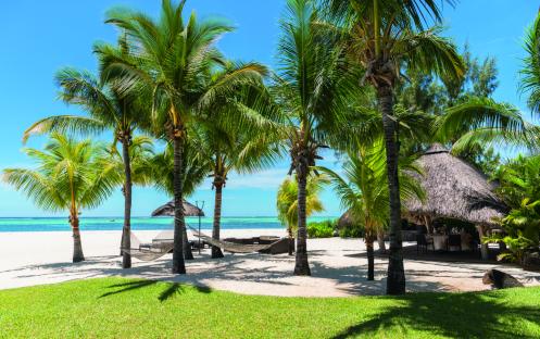 Dinarobin Beachcomber Golf Resort & Spa - Dinarobin Villa Palm trees
