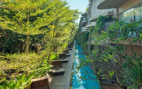 Maya Sanur Resort & Spa - Impressive Nest Suite - Lagoon-pool-view