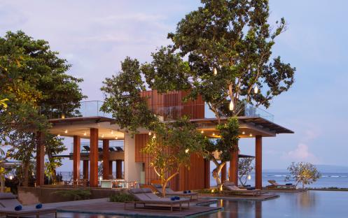 Maya Sanur Resort & Spa - Tree Bar - exterior-twilight