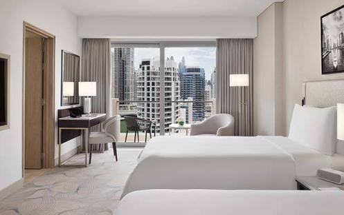 Address Dubai Marina - Deluxe Room Twin Beds City View