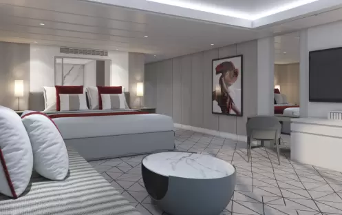 Celebrity Cruises Celebrity Apex AquaClass Sky Suite Rendering 3
