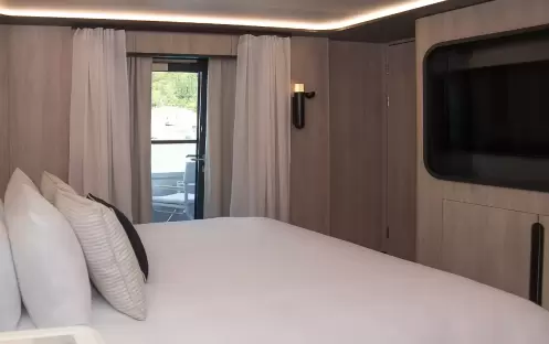 PONANT Le Ponant Alize Stateroom with balcony 2 PONANT Le Ponant Alize Stateroom with balcony 2