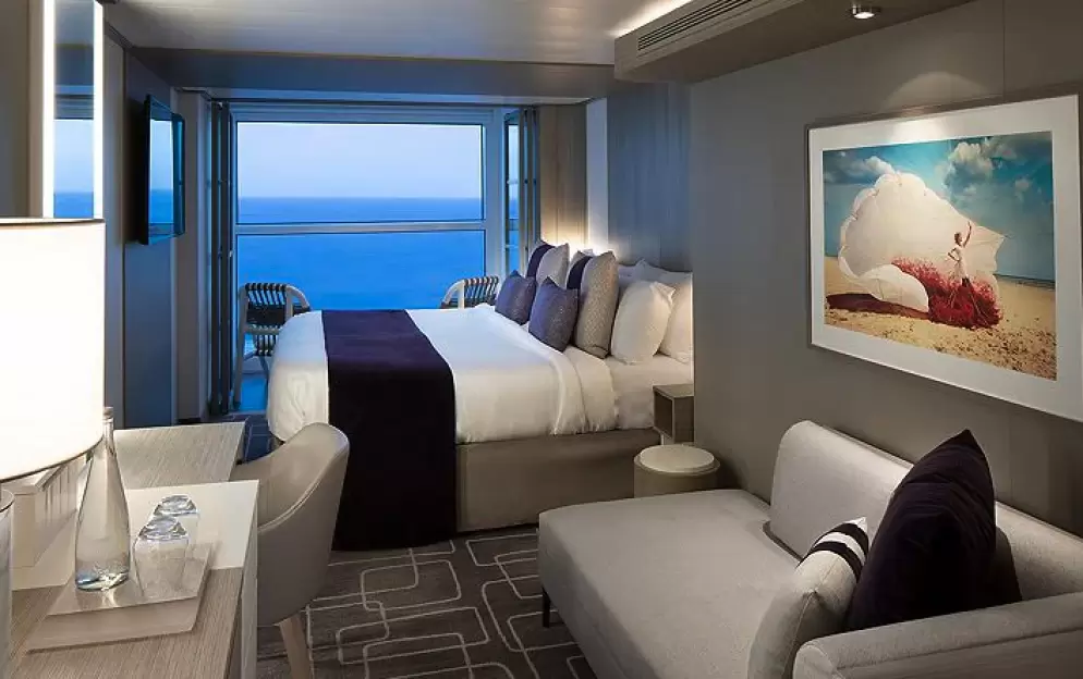 Edge Stateroom with Infinite Veranda
