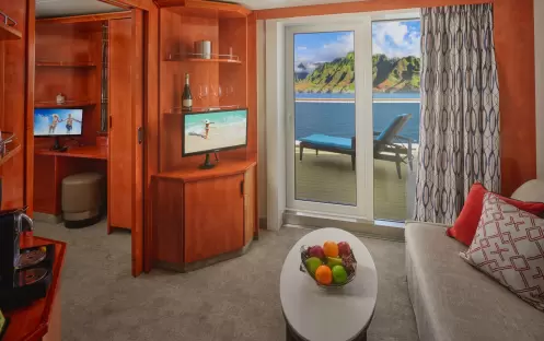 NCL Pride of America 2-Bedroom Aft-Facing Family Suite with Balcony