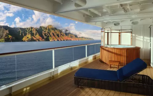 NCL Pride of America Deluxe Owners Suite with Large Balcony 4