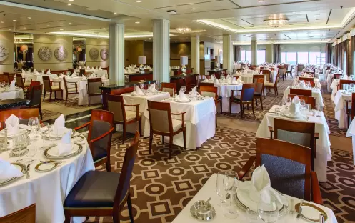 Cunard - Queen Mary 2 - Princess Grill Restaurant 1