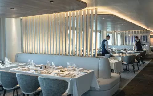 Le Commandant Charcot Gastronomy Dining ©PONANT Gilles Trillard