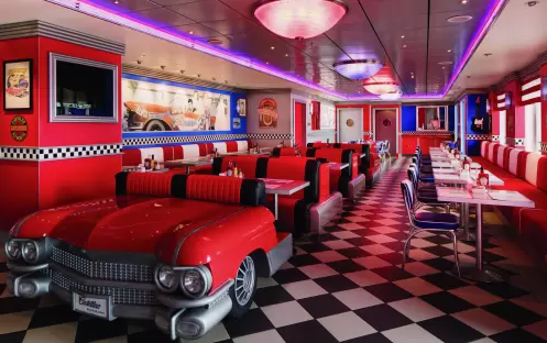 NCL Pride of America Cadillac Diner