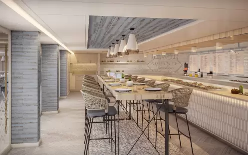 Oceania Cruises Aquamar Kitchen