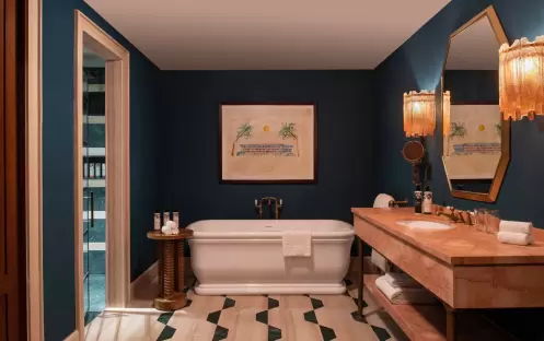 The Ned Doha - Large Double Bathroom