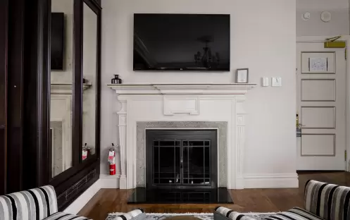 Penthouse Suites Fireplace