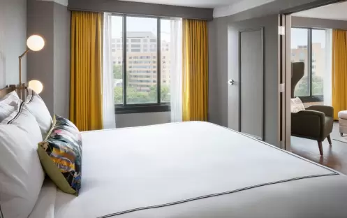 City View Guestroom Bed
