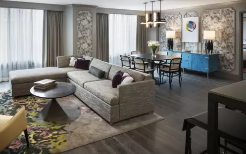 Presidential Suite Living