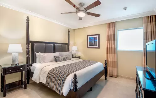 O2 Beach Club Barbados - Luxury One Bedroom Oceanfrtont Suite Bedroom