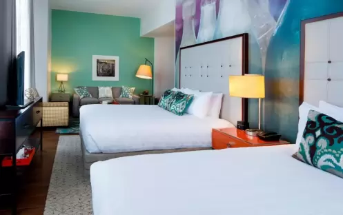 Studio Suite, 2 Queen Beds Double