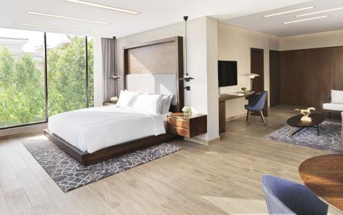 Rabdan Villa Master Bedroom with Lounge - The Ritz-Carlton Abu Dhabi, Grand Canal