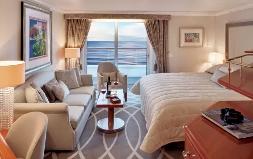Crystal Cruises SYMPHONY Classic Aquamarine Veranda Suite
