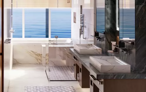 Crystal Cruises SYMPHONY Crystal Penthouse Suite Bathroom 2