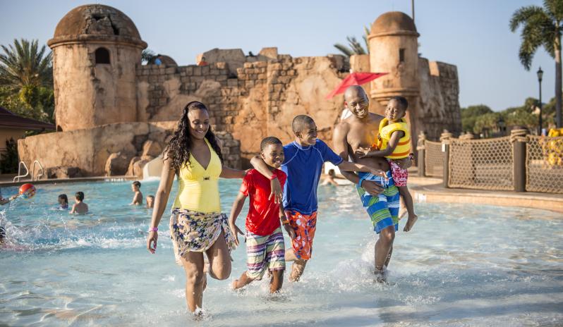 Family holidays at Disney's Caribbean Beach Resort