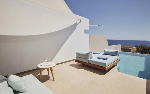 Olives & Sea Suite 2Bedroom Private Pool Sea View