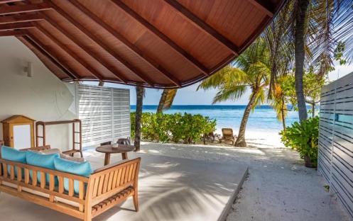 Centara Grand Island Maldives -  Duplex Beach Pool Villa Outdoor Area