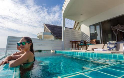 Centara Grand Island Maldives - Club Sunset Overwater Pool Villa - Private Pool
