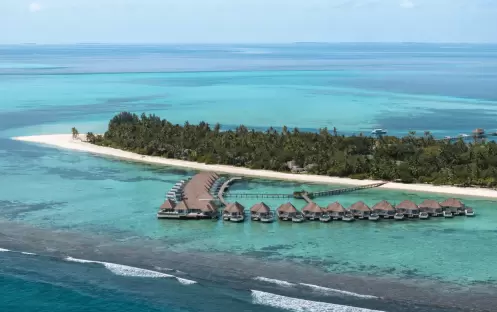 Family Water Villa With Pool, Aerial