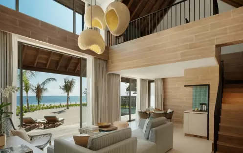 Beach Retreat With Pool, Living