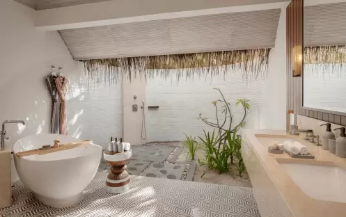 Two Bedroom Beach Villa with Pool, Bathroom