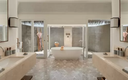Two Bedroom Water Villa with Pool, Bathroom
