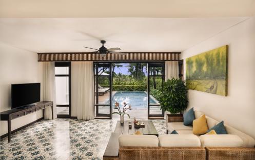 Three Bedroom Hilltop Pool Villa, Living Area