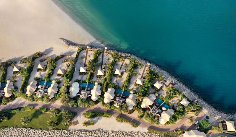 The Ritz-Carlton, Ras Al Khaimah, Al Hamra Beach Aerial