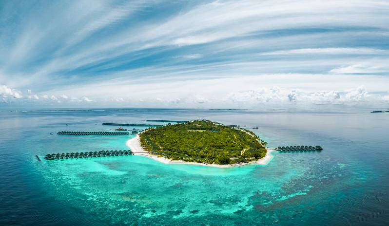 Siyam World Maldives Drone Shot