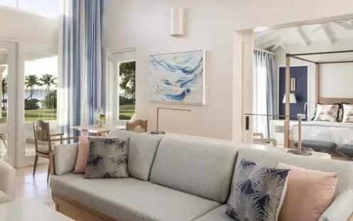 Pool Suite Living Room