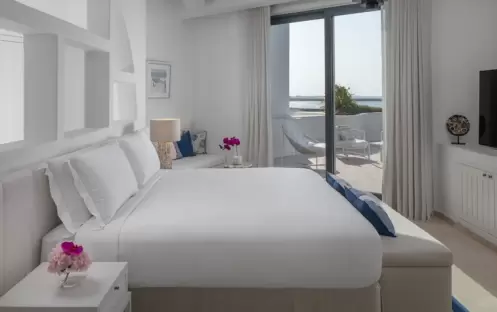 Perissa Sea View Room Double, Bed