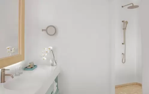 Perissa Sea View Room Double, Shower