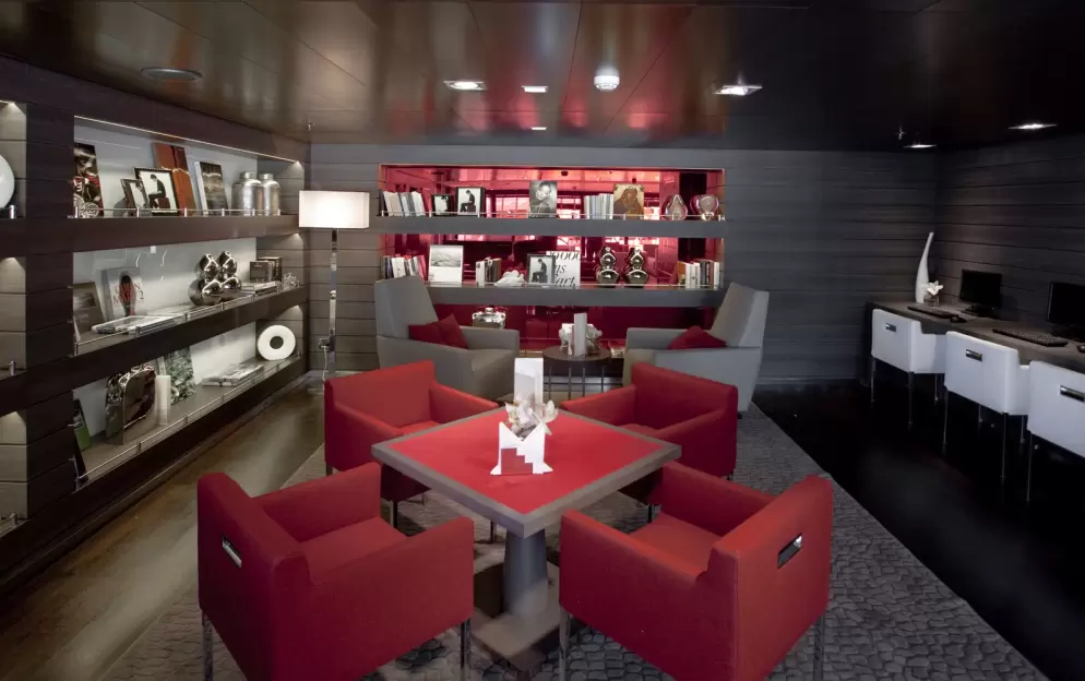 Ponant Le Boreal Interior Panoramic Lounge Library Internet Corner.JPEG