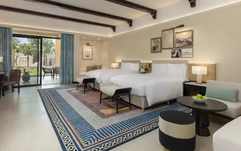 Luxury Two Queens Room With  Garden View Double, Interior