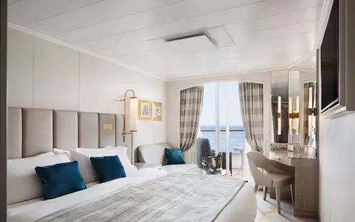 Crystal, Crystal Serenity Double Guest Room with Veranda