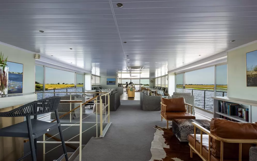 AmaWaterways, Zambezi Queen, Lounge View from Bow to Stern.jpg