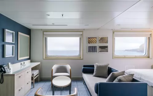 HX Hurtigruten Expeditions, Santa Cruz II, Darwin Suite, Credit - Clara Tuma 5 HX Hurtigruten Expeditions, Santa Cruz II, Darwin Suite, Credit - Clara Tuma 5