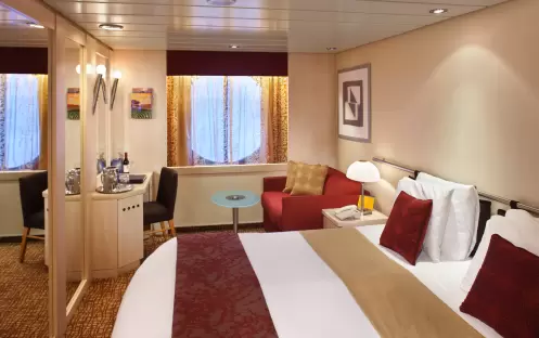 Celebrity Cruises, Celebrity Constellation, Ocean View Stateroom, Copyrights - CEL Celebrity Cruises, Celebrity Constellation, Ocean View Stateroom, Copyrights - CEL