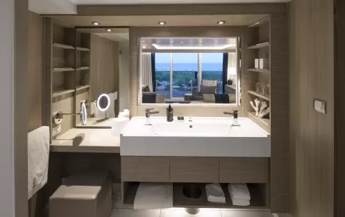 Celebrity Cruises, Celebrity Edge, Sky Suite Bathroom ©CEL