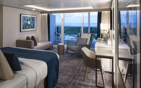Celebrity Cruises, Celebrity Edge, Sky Suite Bedroom 1 ©CEL